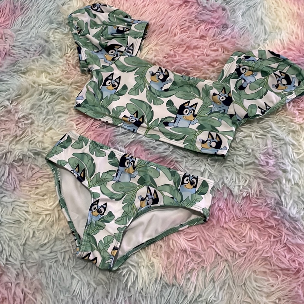 Bluey 5T bikini swimsuit 2 piece